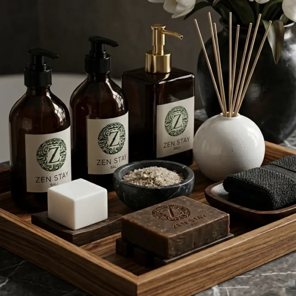 Zen Stay Bali hospitality brand amenities